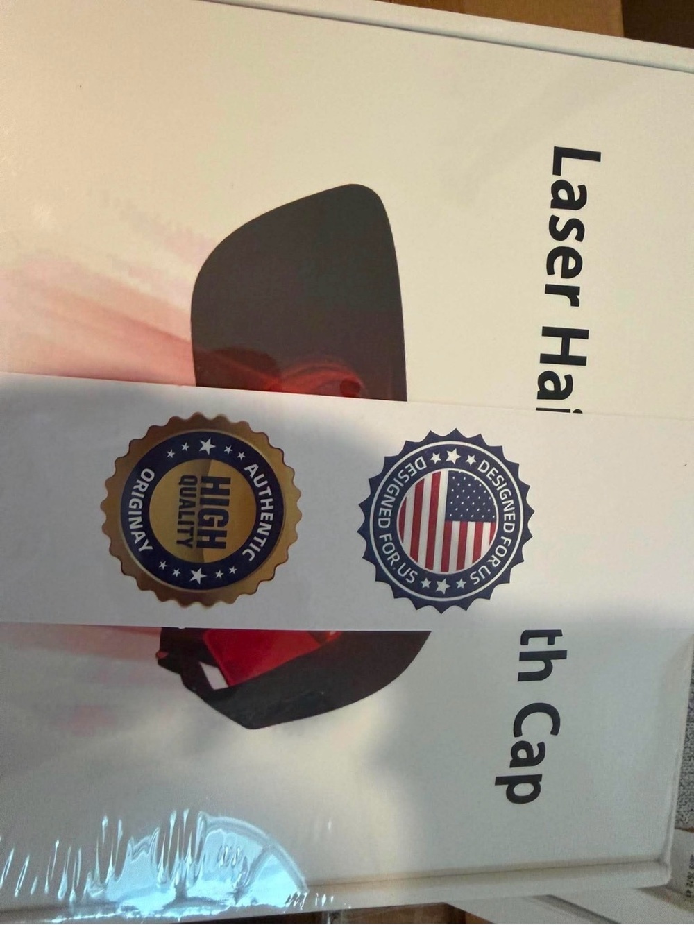 Laser Hair Growth Cap – Black and Red